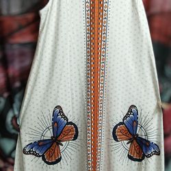 Women's Asymmetrical Dress + Butterfly 