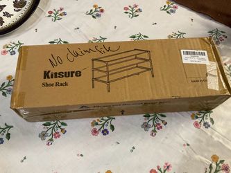Kitsure 3-Tier Shoe Rack White
