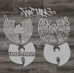WuTang Vinyl Stickers