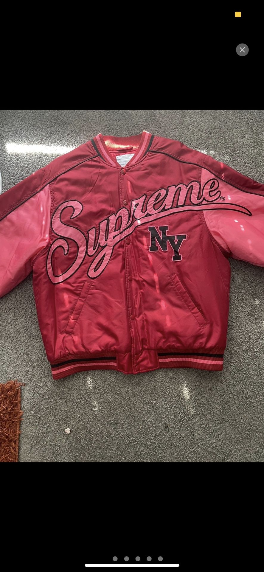 Supreme Script Varsity Jacket 