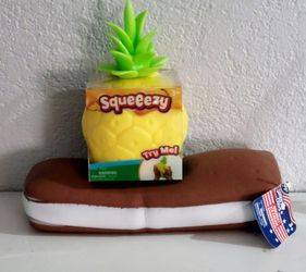 Sunny Days Squishy Ice Cream Sandwich and Squeeezy Pineapple Toy Set. $10 Each
