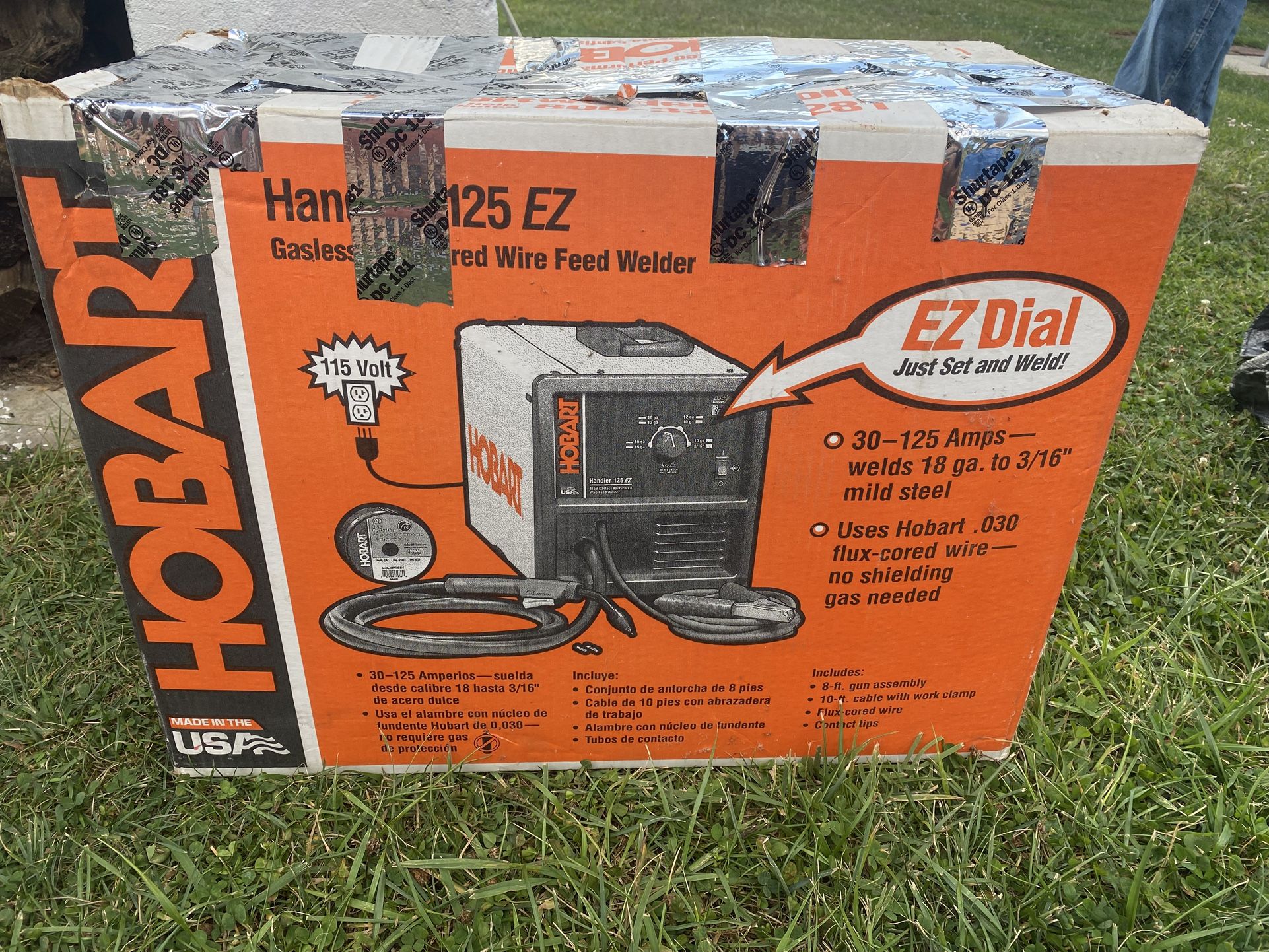 Hobart Handler 125 EZ 500521 115V Gasless Flux-cored Wire Feed Welder