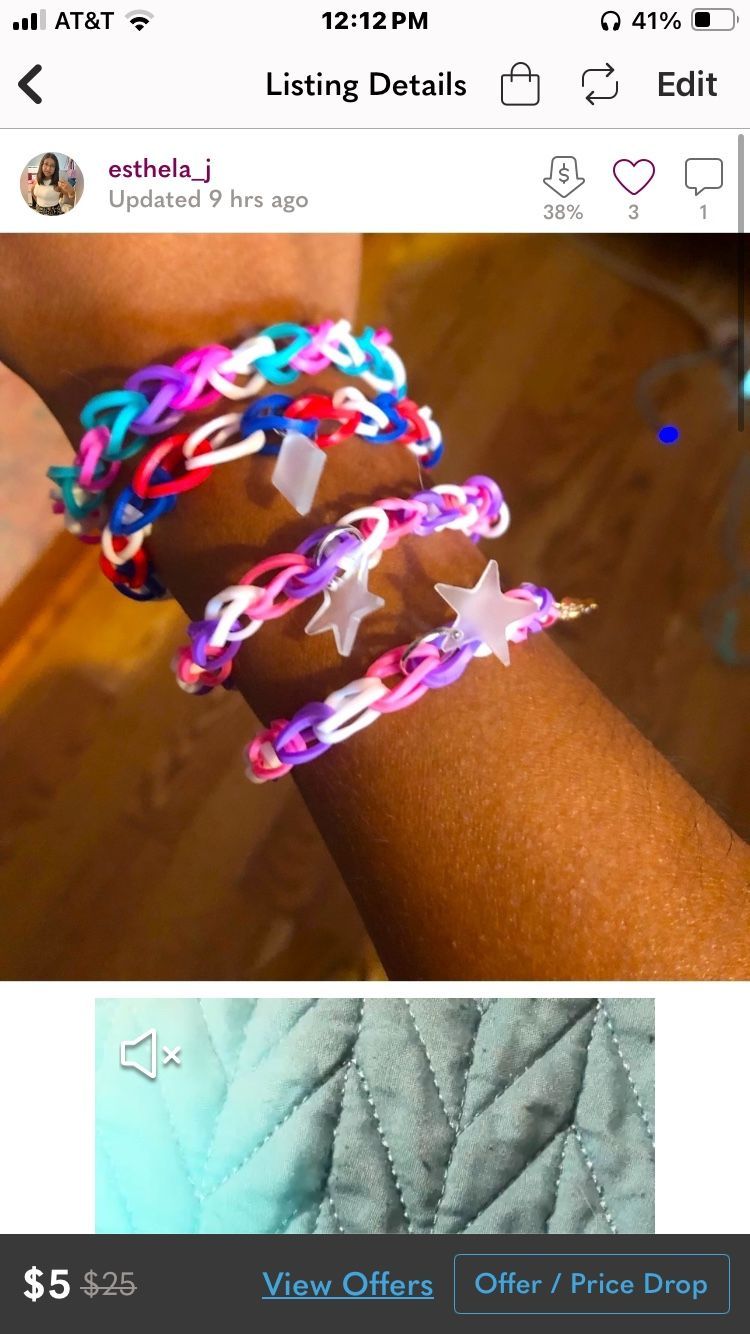 Rainbow Loom Band Bracelet