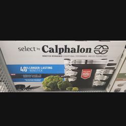 NEW 14 PIECE STACKABLE CALAPHON NON STICK COOKWARE 