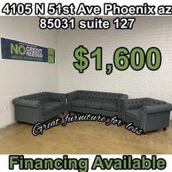 Sofa Loveseat And Chair Brand New