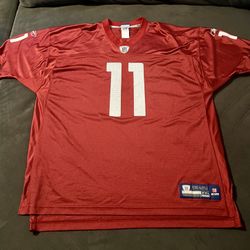 Vintage Reebok NFL Equipment  Arizona Cardinals Larry Fitzgerald Jersey Size 2XL