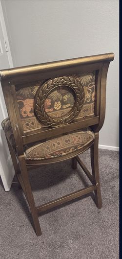 Vintage Gold Accent Chair