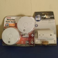 Great Deal Kiddi Worry Free Smoke Alarm And One Carbon Monoxide Alarm