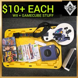 *$10+ EACH* WII + GAMECUBE STUFF
