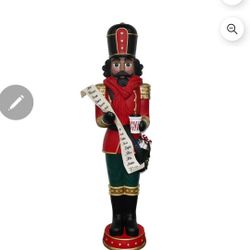  Christmas is Around The Corner! 6' Tall Pre-Lit Grand Nutcracker 