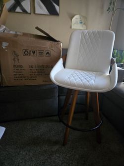 Set of 2 Bar height barstools