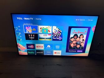 65” TCL Roku Smart TV Flat Screen with Remote