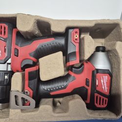Milwaukee M18 Impact Driver And Drill Driver Milwaukee M18 Impact Driver And Drill Driver 