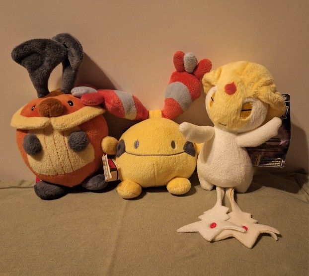 Pokémon Plushies 2007-08 w/Tags, Priced Individually-PLEASE READ
