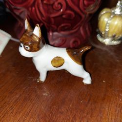 Tiny Frenchie Dog Figurine 
