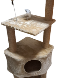 Cat scratching post tower