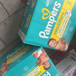 Size 2 Pampers Buy One Get One Half Off 
