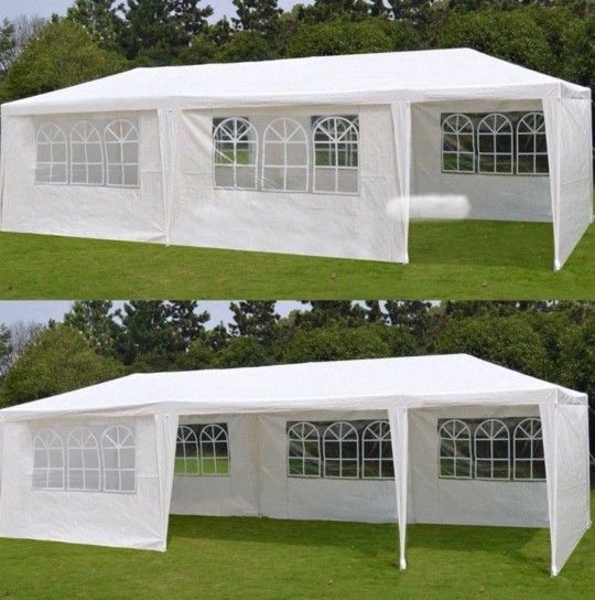 New10´x30´ Wedding Party Tent Outdoor Canopy Tent with 8 Side Walls White Sports & Outdoors