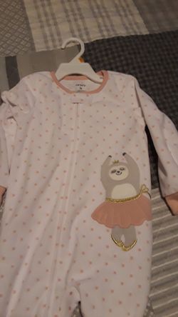 girls Carter's onesie