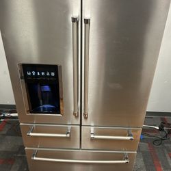 💎 KitchenAid 36” 5-Door Refrigerator - 25.8 Cu Ft - Platinum Interior - Water & Ice - Digital Touch - Same Day Delivery 💎