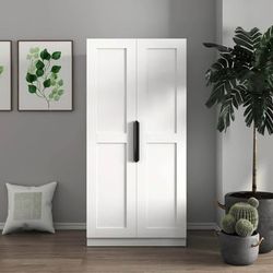 Assembled New Kitchen Pantry Cabinet 63" Tall Freestanding Storage Cupboard with Shelves for Kitchen