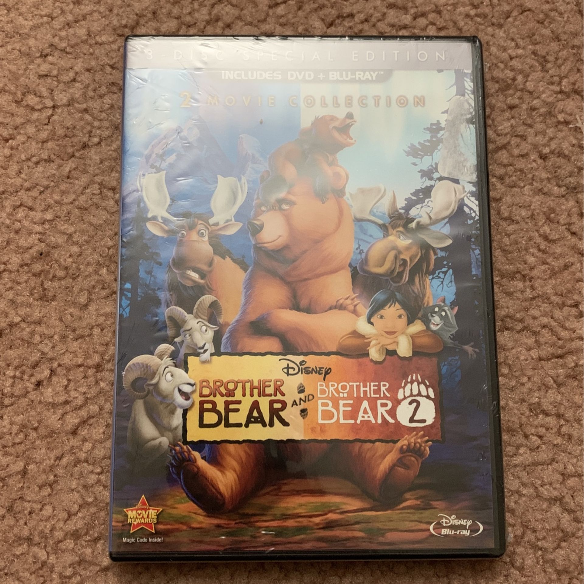 Disney Brother Bear 1 & 2 DVD Sealed