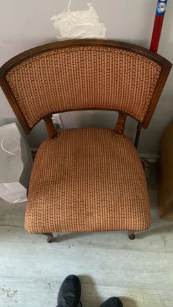 Upholstered Accent Chair with Wood Frame