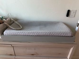 Pottery Barn Kids - Changing Table Topper with mattress and cover