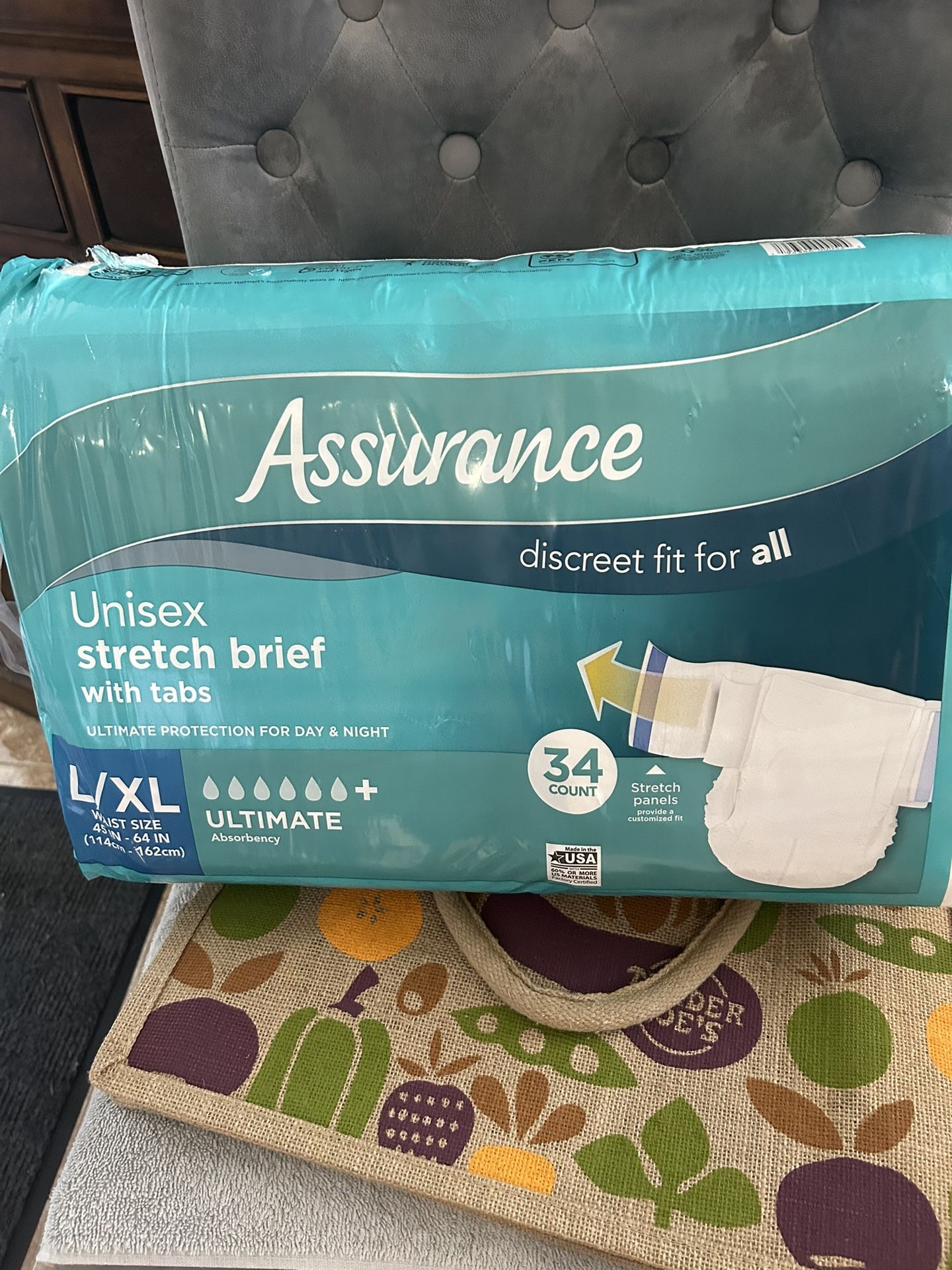 Pampers Adultos L / XL 34 Count $20