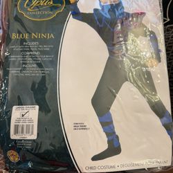 Rubies Opus Collection Blue Ninja New Costume Kids Large 12-14, Multiple Costumes for Sale
