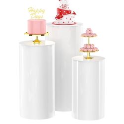 Cylinder Pedestal Stands for Party