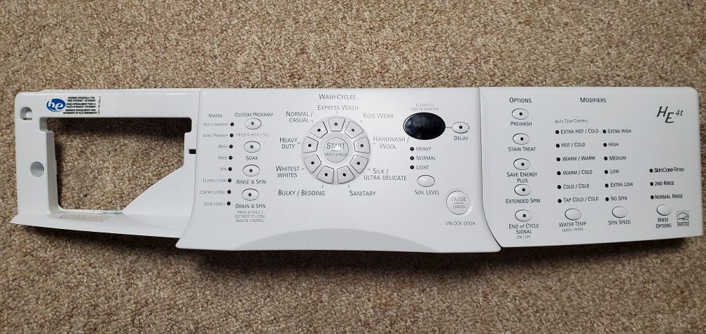 Parts For A Kenmore Front Washer