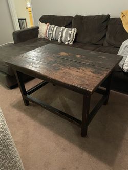 Coffee table antique wood