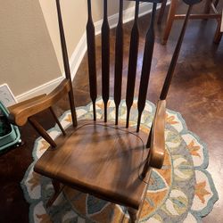 Sold Wood Rocking Chair 