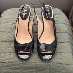 Cole Haan 9B Heels Peep-toe Sling back