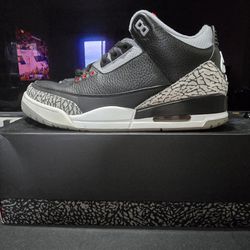 Jordan 3 Black Cement Size 10.5
