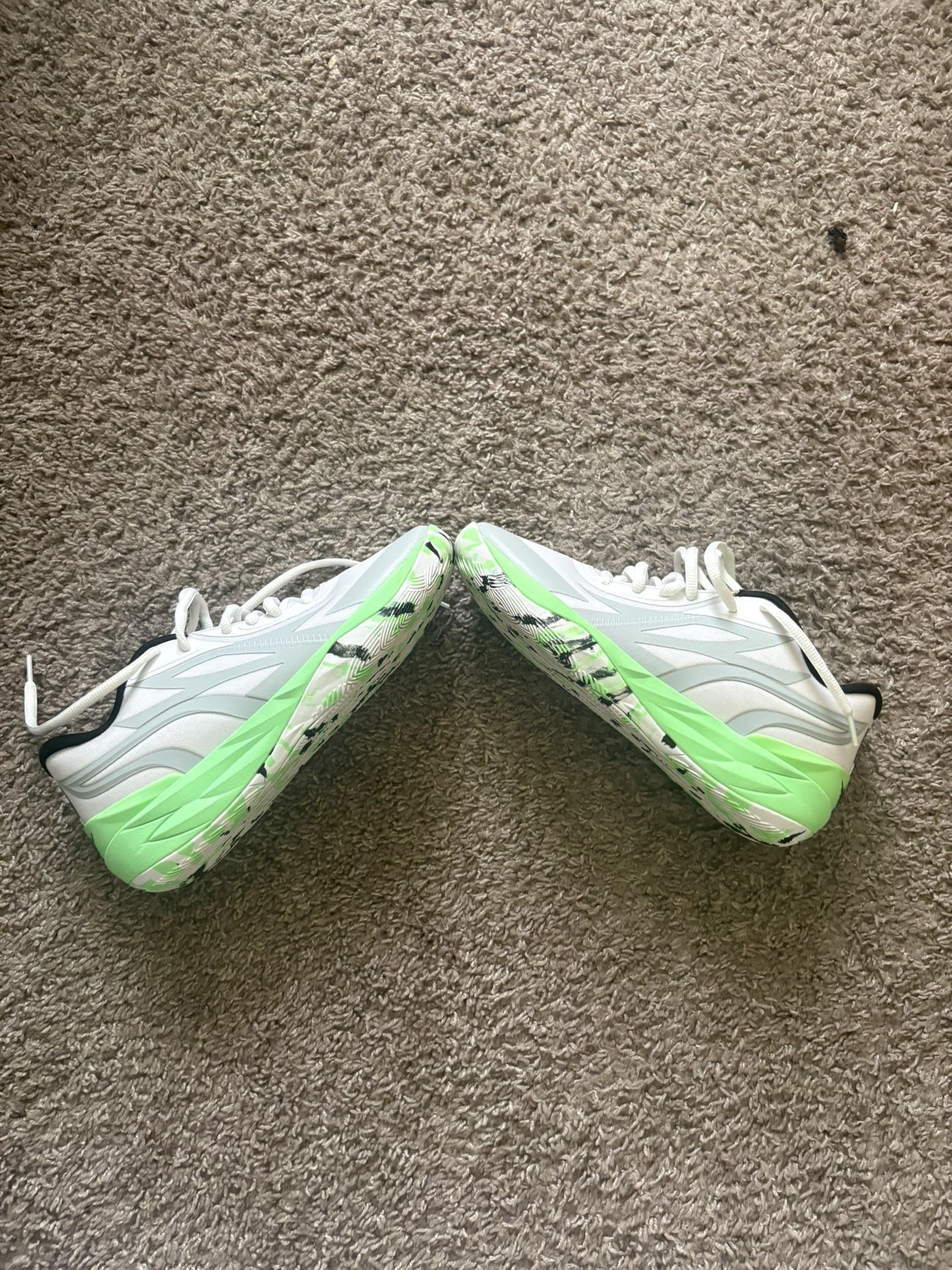 Puma Lámelo Shoes MB.01 Green And White Size 9 Men
