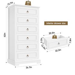 Tall Dresser (white)and Sideboard Buffet  Cabinet(White+Black) NEGOTIATE PRICE 