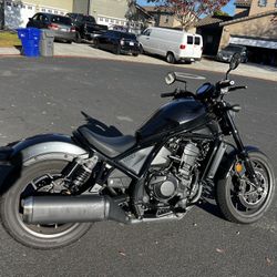 Black 2021 Honda Rebel 1100 Motorcycle