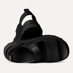 Ugg Golden Glow Eva sandals in Black size 8