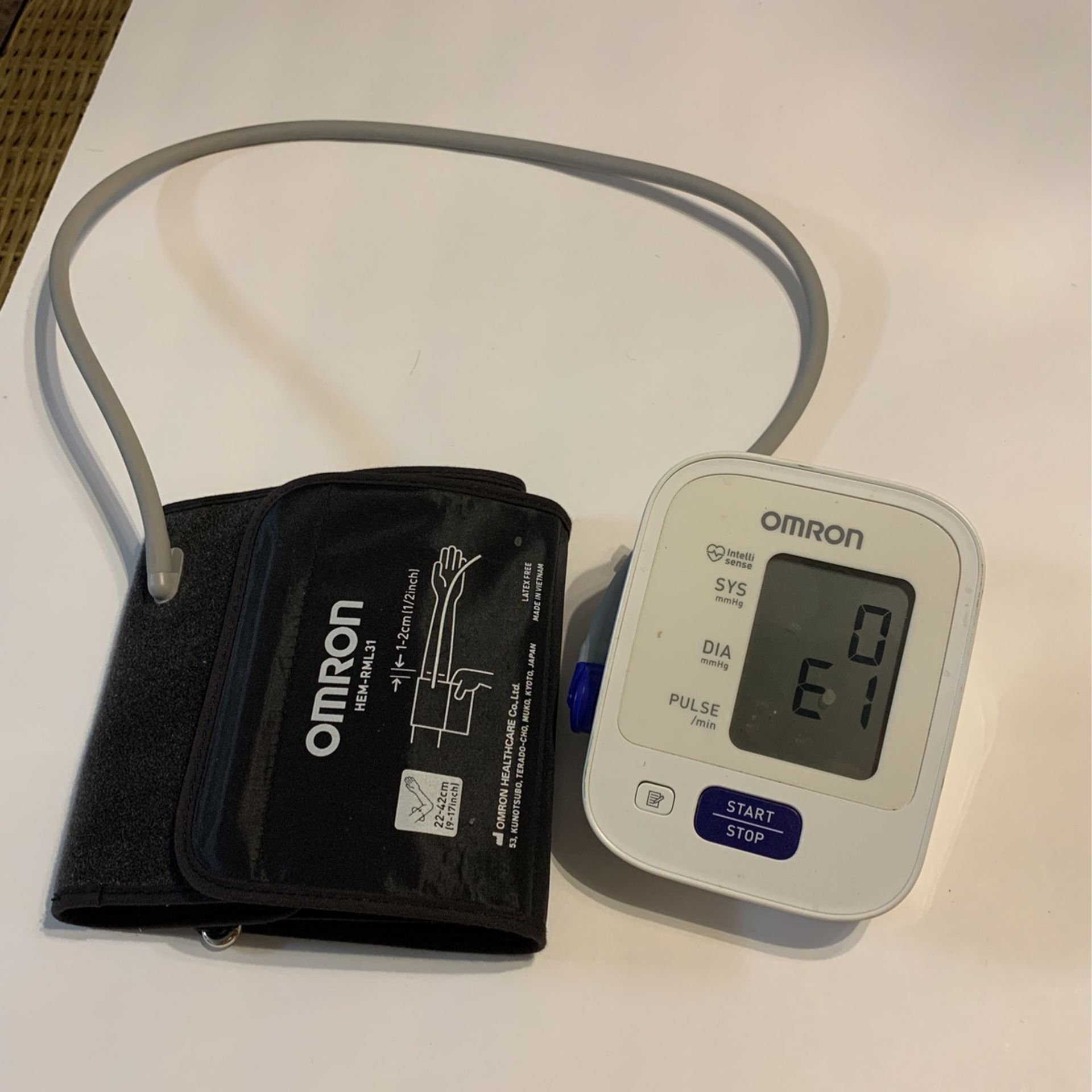 Heart Health Omron Blood Pressure Monitor 
