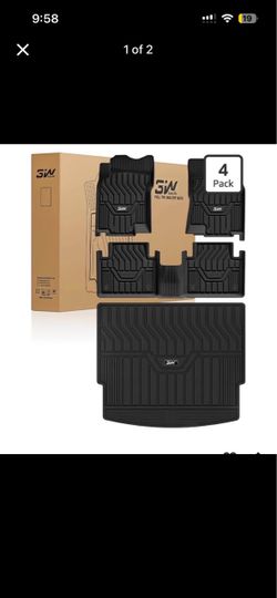 3W floor mats and cargo mat for Nissan Rogue 2021-2026