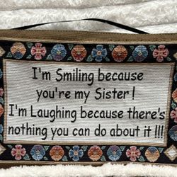 Hanging Decor Sister