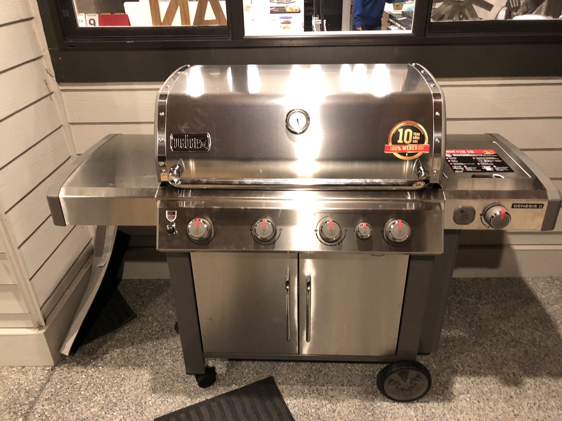 Weber Genesis II S-435 Natural Gas Grill - Stainless Steel