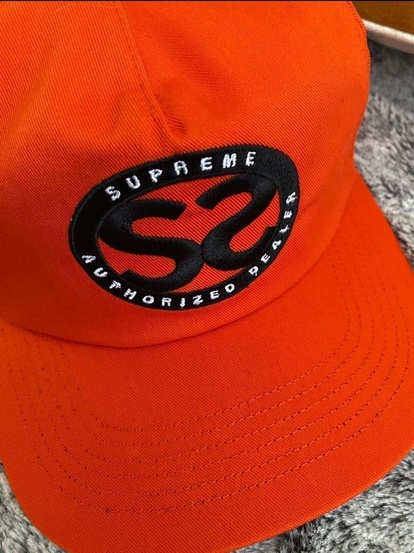 Supreme Double S 5-Panel Hat, Orange, SS22