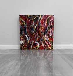 Abstract art  (5) -  Oil on canvas