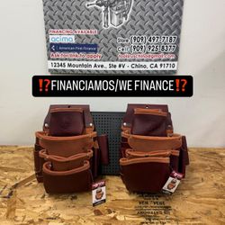 (5062)OCCIDENTAL LEATHER 4Pouch Pro Fastener Bag(EACH)**(FINANCIAMOS/WE FINANCE)**