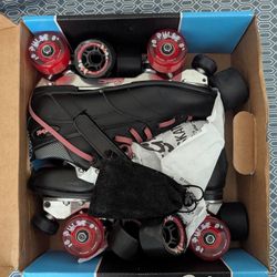 New Sure-Grip Rollerskates, 14 Mens, Indoor and Outdoor Wheels