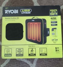 RYOBI USB Lithium Heated Cushion Kit