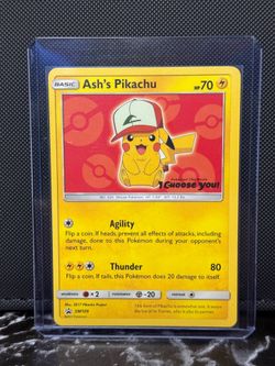 Ash’s Pikachu Pokemon Cards